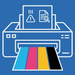 page test print logo